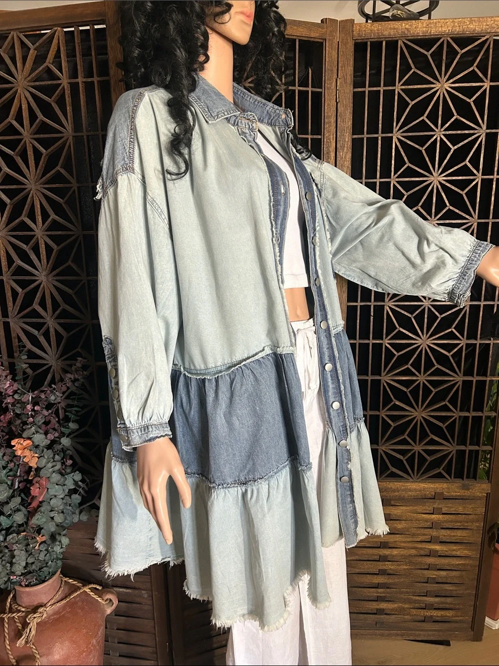 NWOT POL GORGEOUS TOP/DRESS/COVER UP OS - Picture 2 of 10